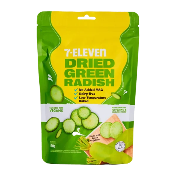 7-Eleven Dried Green Radish Chips 50g