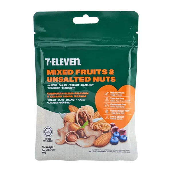 7-Eleven Fruits & Nuts C/berry B/berry 40g