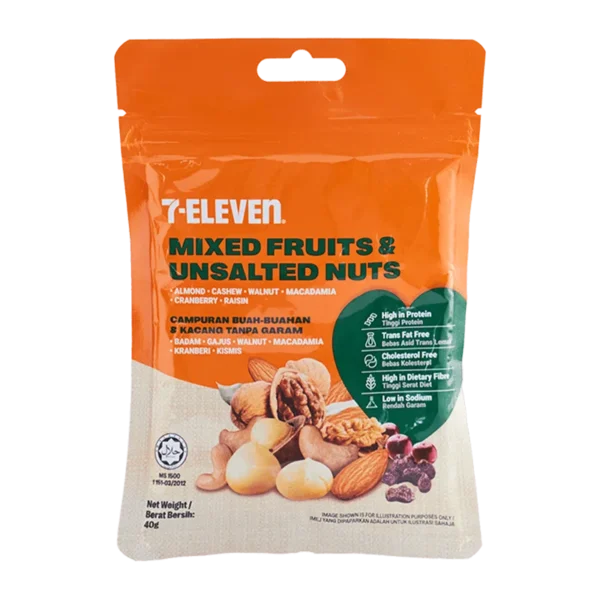 7-Eleven Fruits & Nuts Macadamia Raisin 40g