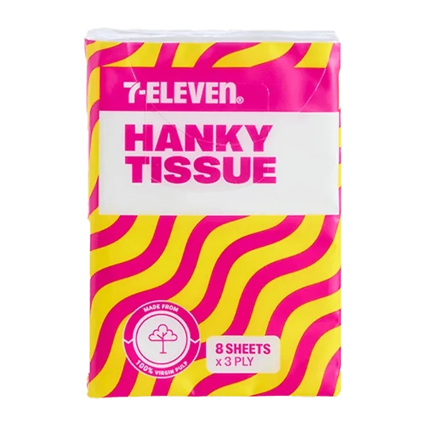 7-Eleven Hanky Tissue 3-Ply 8s