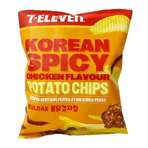 7-Eleven Kor Spicy Chk Potato Chips 60g