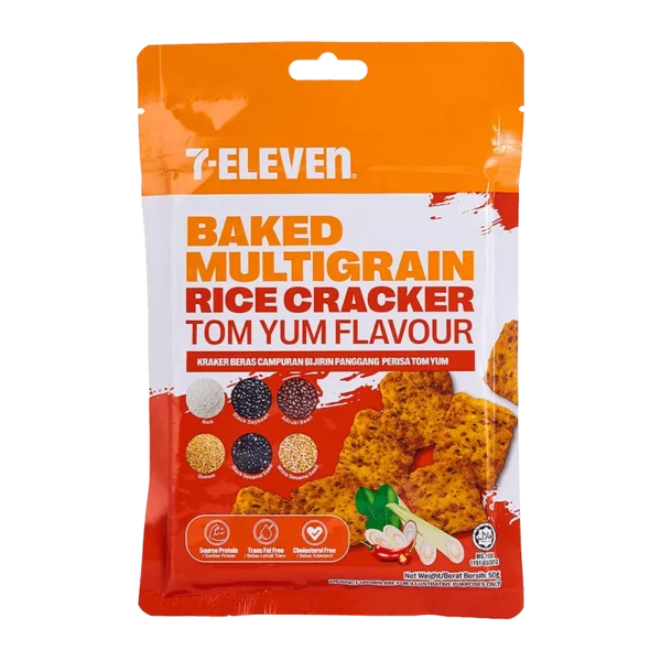 7-Eleven Multigrain Cracker Tom Yam 50g