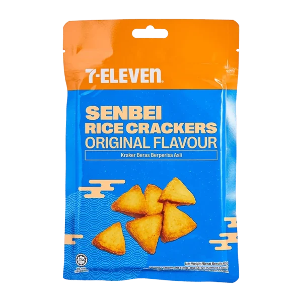 7-Eleven Senbei Rice Cracker Original 60g