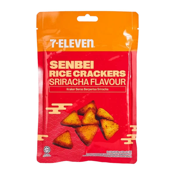 7-Eleven Senbei Rice Cracker Sriracha 60g